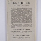 John F. Matthews : El Greco (Domenicos Theotocopoulos 154... - pikkukuva 2