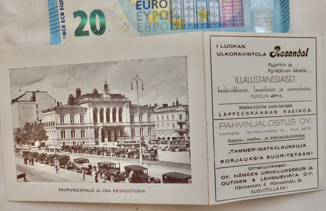 VANHA Postikortti Tampere 1920-l Erikoinen