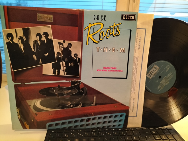 THEM & Van Morrison, Rock Roots, LP UK -76 HIENO KUNTO !!