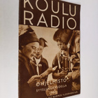 Kouluradio : ohjelmisto syyslukukaudella 1938 - pikkukuva 1