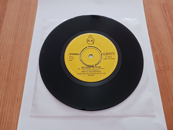 Arttu Suuntala – Sellainen On Viipuri 7" orig 1975 uusi mint