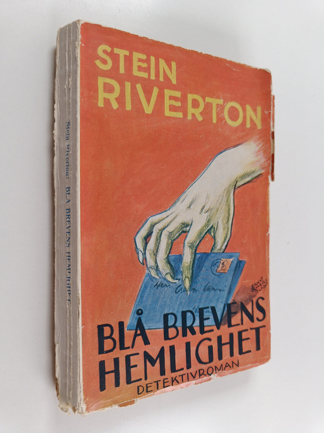 Sven Elvestad : Blå brevens hemlighet : Detektivroman