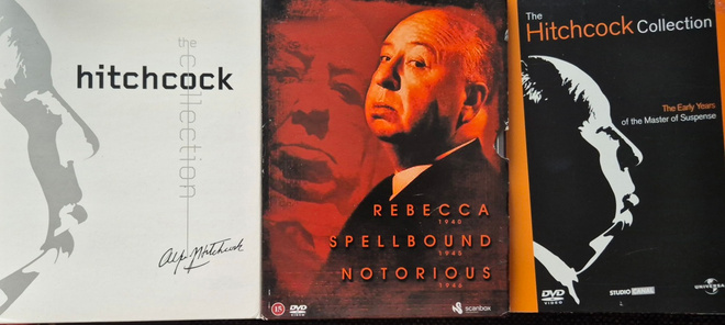 Alfred Hitchcock 19 Kpl elokuvia -DVD
