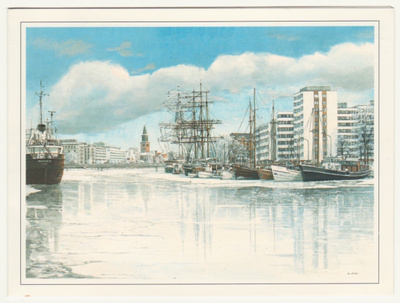 Turku Aurajoki laivoja