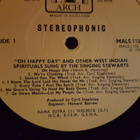 Oh Happy Day - And Other West Indian Spirituals LP - pikkukuva 3