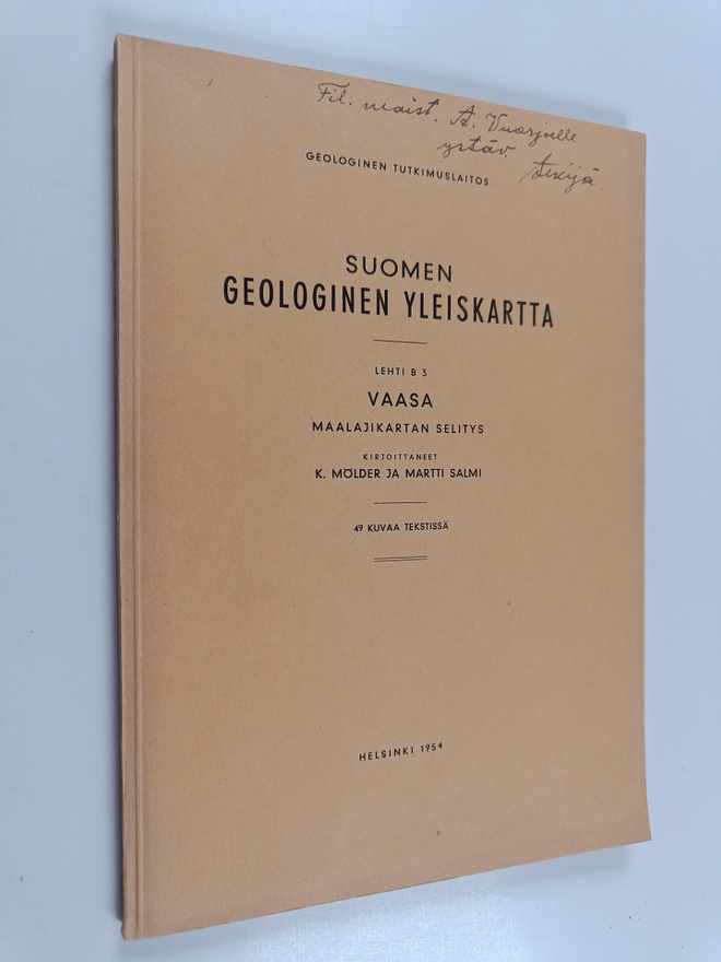 Suomen geologinen yleiskartta; maalajikartan selitys, Leh...