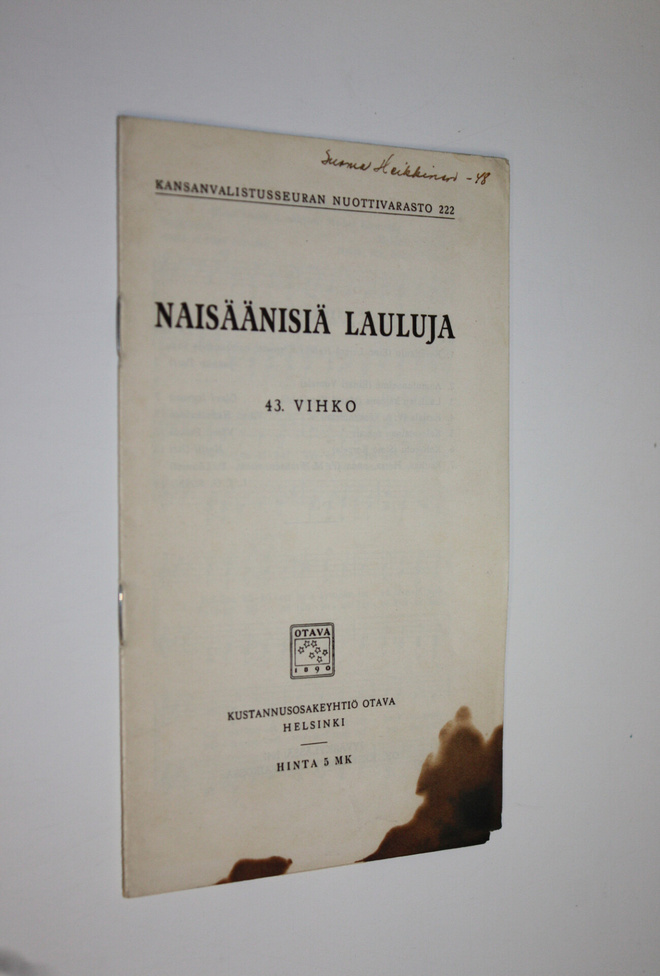 Naisäänisiä lauluja 43. vihko