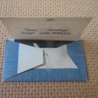 Vintage Blue Gillette partakoneenterä - pikkukuva 3