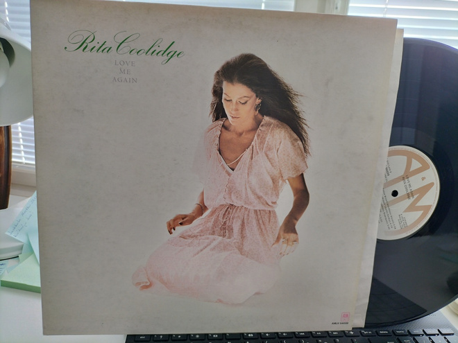 RITA COOLIDGE, Love me again, LP ITA -78  UPEA KUNTO !!