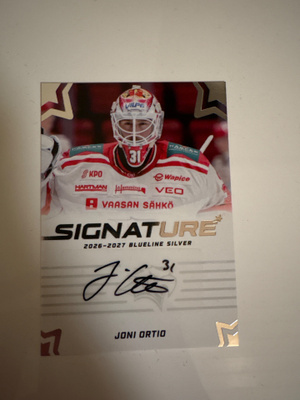 Joni Ortio Signature 2026/2027 Blueline silver