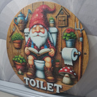 Puutarhatonttu toilet taulu - pikkukuva 2