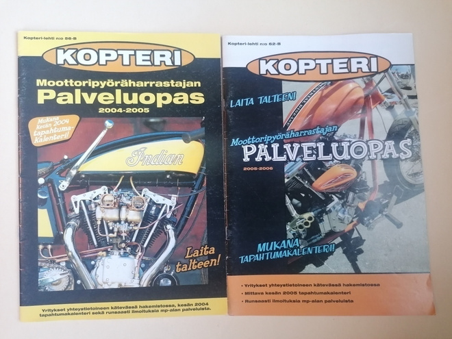 Kopteri 56-B ja 62-B palveluopas 2kpl