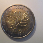 2 € RISURAHA ENSIMMÄINEN 2 € JUHLARAHA SUOMESSA 2004 - pikkukuva 1