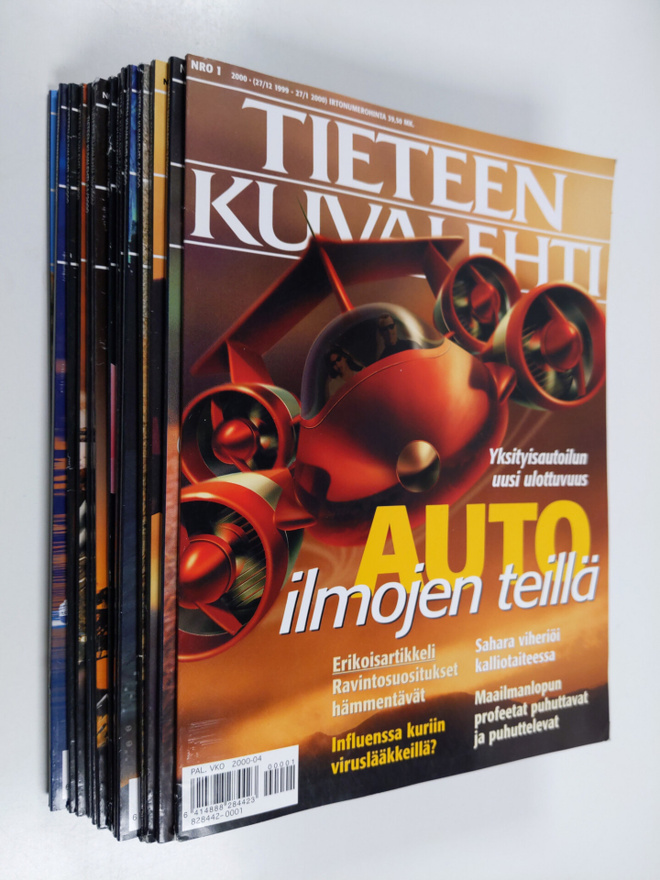 Tieteen kuvalehti vuosikerta 2000 (n:o 1-16)