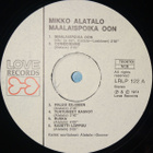 MIKKO ALATALO ~ Maalaispoika Oon ~ LP orig. Love Records - pikkukuva 4