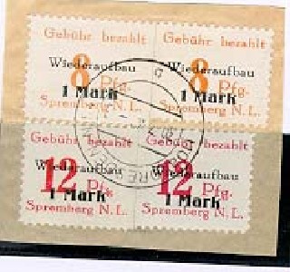 SBZ Spremberg Mi 17A-18A leike