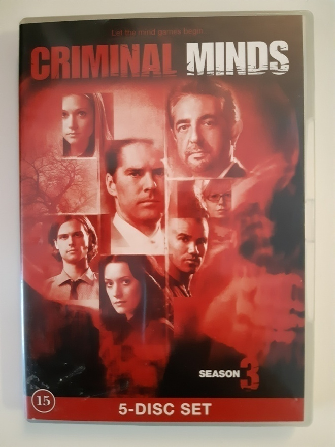 Criminal Minds, 3.Tuotantokausi, 5-Levyä! - DVD
