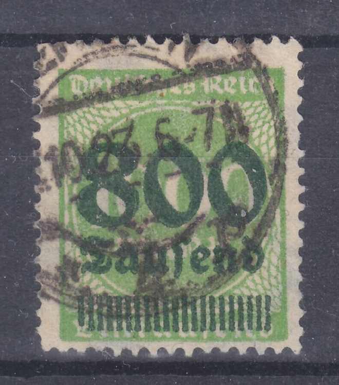 Saksa Reich 1923 Mi 308  leimattuna