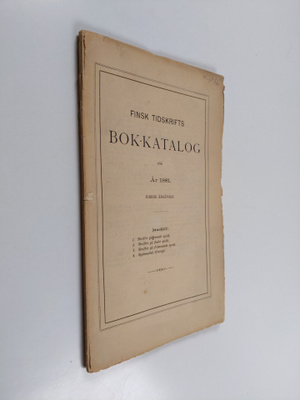 Finsk tidskifts bok-katalog : för år 1881