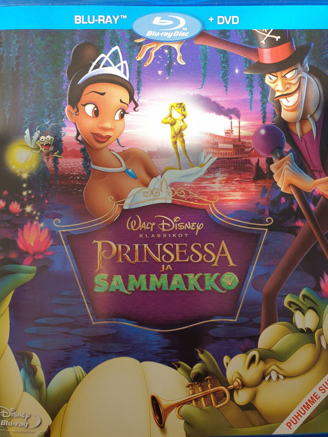 PRINSESSA JA SAMMAKKO BLU-RAY + DVD 