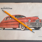 Packard Auto Keräilykuva 25 x 17,5 cm n.1949 - pikkukuva 1