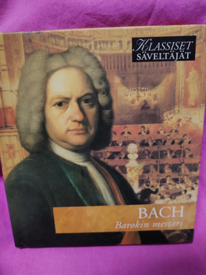 Klassiset säveltäjät:Bach,Barokin mestari,cd&kirjanen.