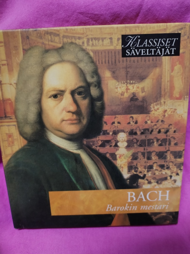 Klassiset säveltäjät:Bach,Barokin mestari,cd&kirjanen.