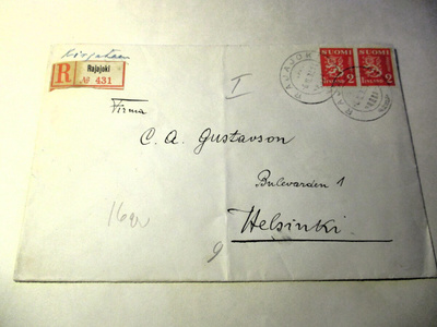 1937 Rajajoki Tsekkoslovakian Moskovan lähetystön R kuori