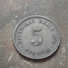 Deutsches Reich 5 pfennig 1902 D - pikkukuva 1