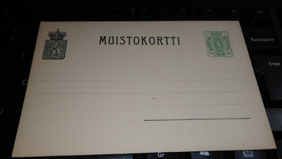 Muistokortti 1901 EHIÖ 26/9
