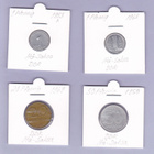 Itä-Saksa DDR 1+1+20+50 Pfennig v.1953-1969 4 kpl - pikkukuva 1