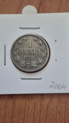 1 markka 1866, Suomi