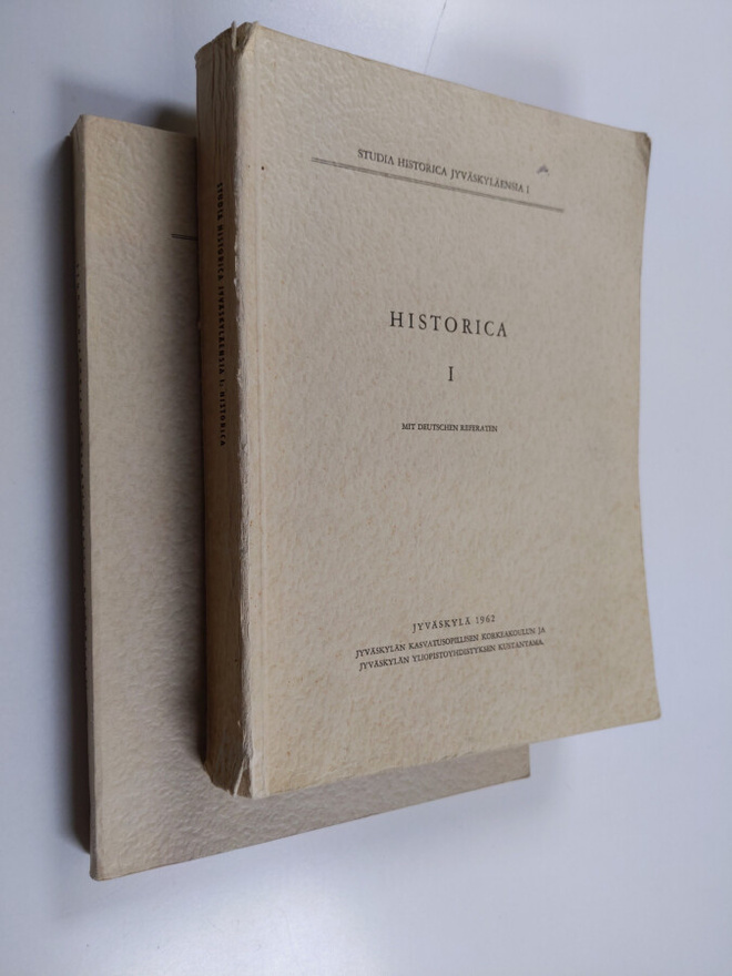 Mauno (toim.) Jokipii : Historica 1-2