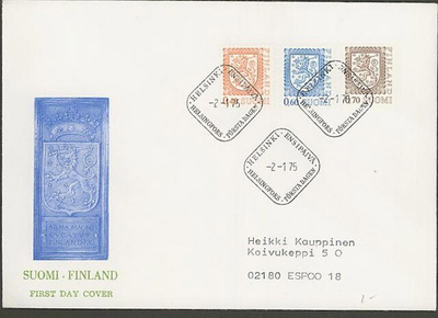 1975 leijonat FDC