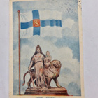 VANHA Postikortti Suomen Lippu 1930-l - pikkukuva 1