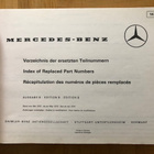 Varaosaluettelo Mercedes varaosien korvaavat numerot 1970 - pikkukuva 2