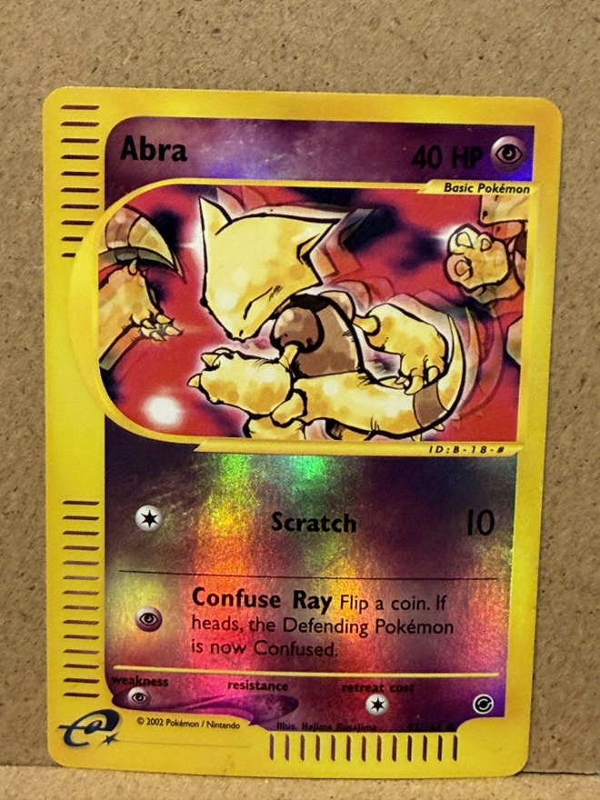 Abra Reverse Holo 93/165 Expedition Pokémon-kortti