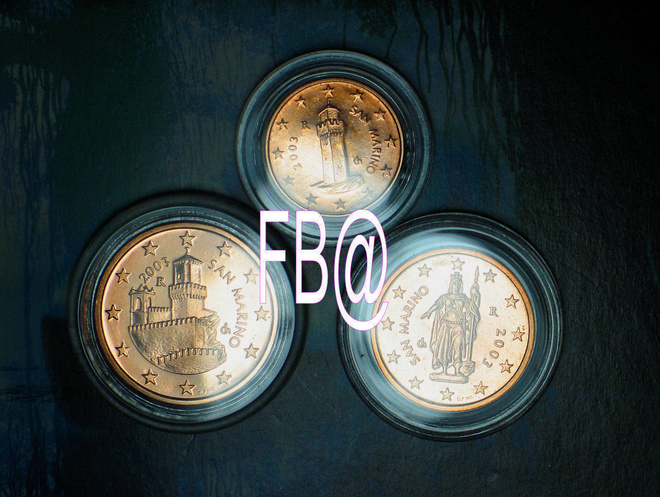 2003 SAN MARINO 1c , 2c , 5c BU setistä