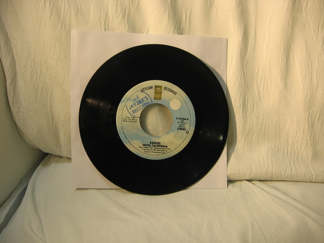 Eagles: Hotel California/ Pretty Maids All In A Row 7"