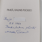 Markku Toivonen : Pimeä, kaunis puoliso (signeerattu, tek... - pikkukuva 3