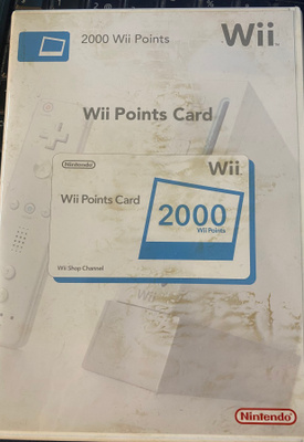 Wii Points Card