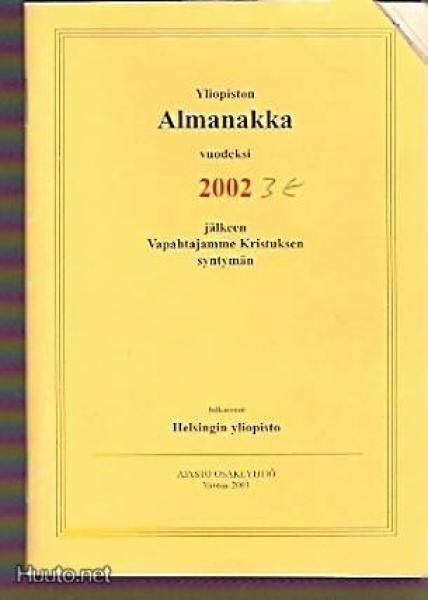 huuda syntymävuotesi almanakka 2002