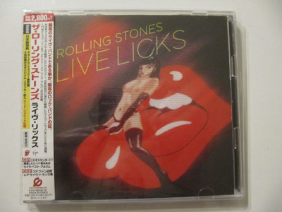 The Rolling Stones Live Licks Japanilainen CD OBI