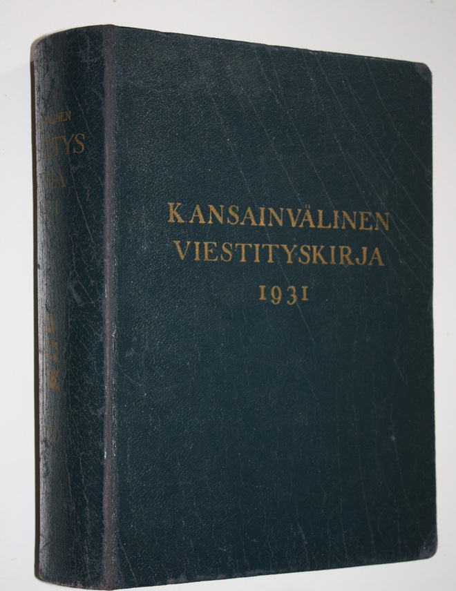 Kansainvälinen viestityskirja 1931