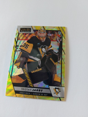 23-24 OPC Platinum Neon Yellow Surge #17 Tristan Jarry