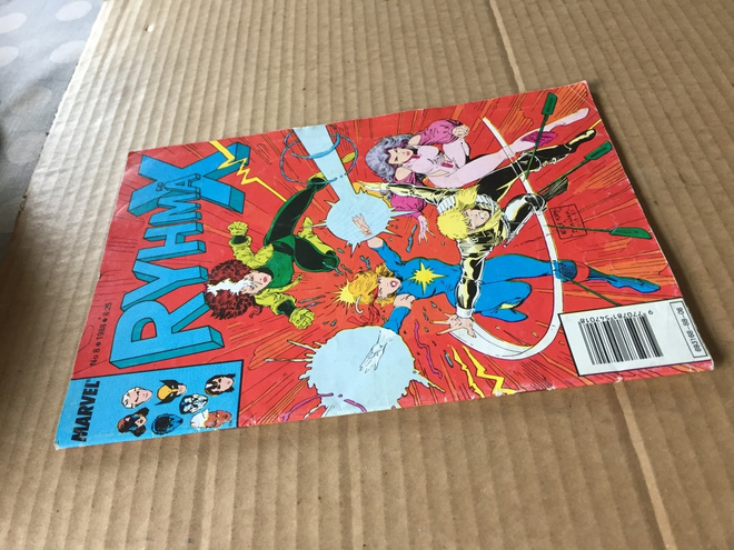 MARVEL RYHMÄ-X 8/1988 HYVÄ