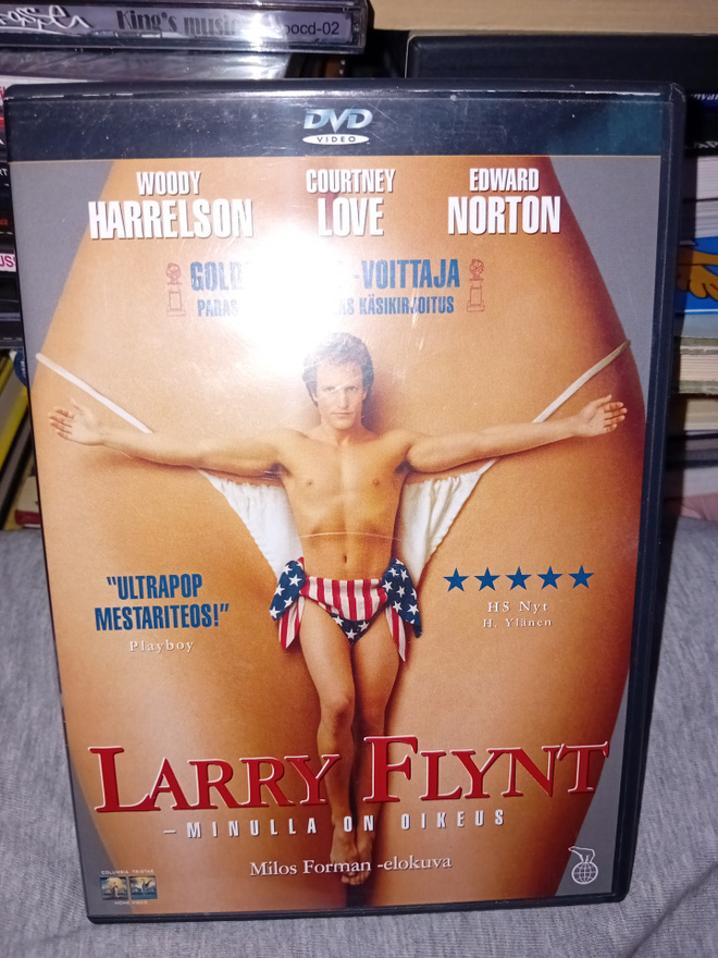 DVD Larry Flynt  - Minulla on oikeus ( SIS POSTIKULU )