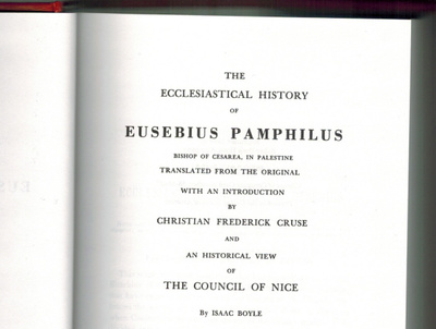 Eusebius : The Ecclesiastical History