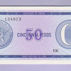 Kuuba 50 Pesos Serie C v.1985- UNC (Certificado de Compra) - pikkukuva 1