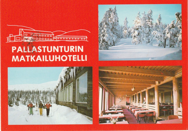 Postikortti, PALLASTUNTURI, Matkailuhotelli ,Erikoisleima